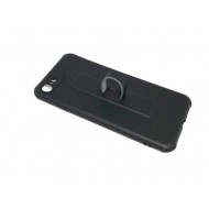 Capa De Silicone Motomo Con Anillo De Dedo Para Apple Iphone 7 / 8 (4.7) Negro